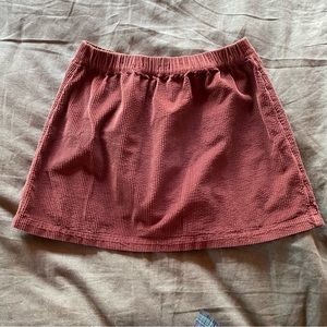 Corduroy Brown Skirt, American Eagle, Size L